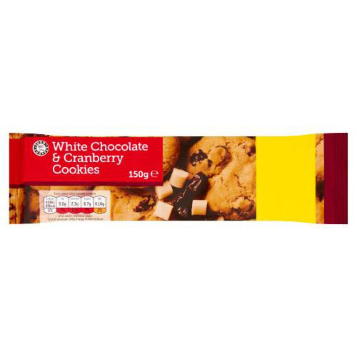 Euro Shopper - White Chocolate and Cranberry Cookies - 150g