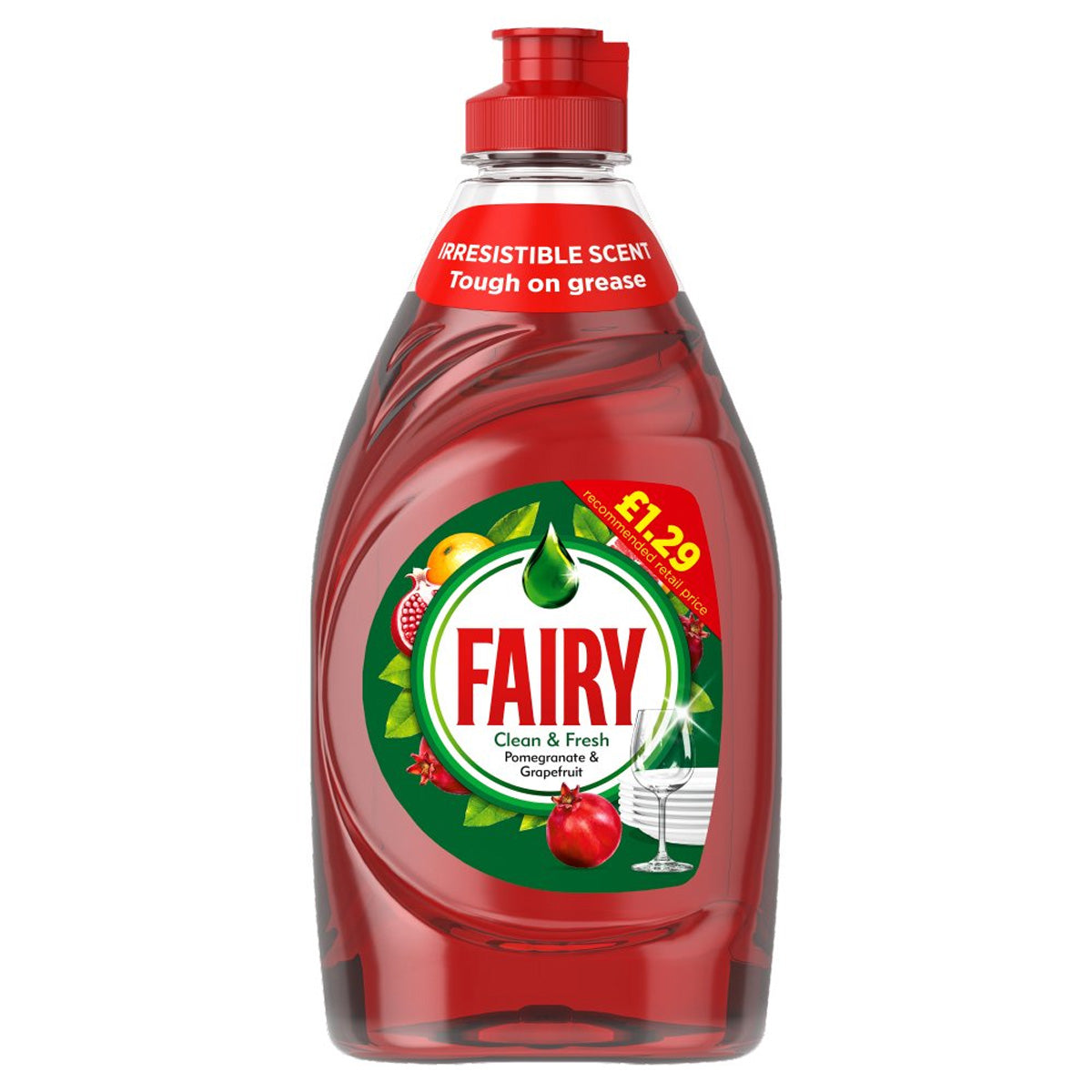 Fairy - Washing Up Liquid Pomegranate & Grapefruit - 320ml - Continental Food Store