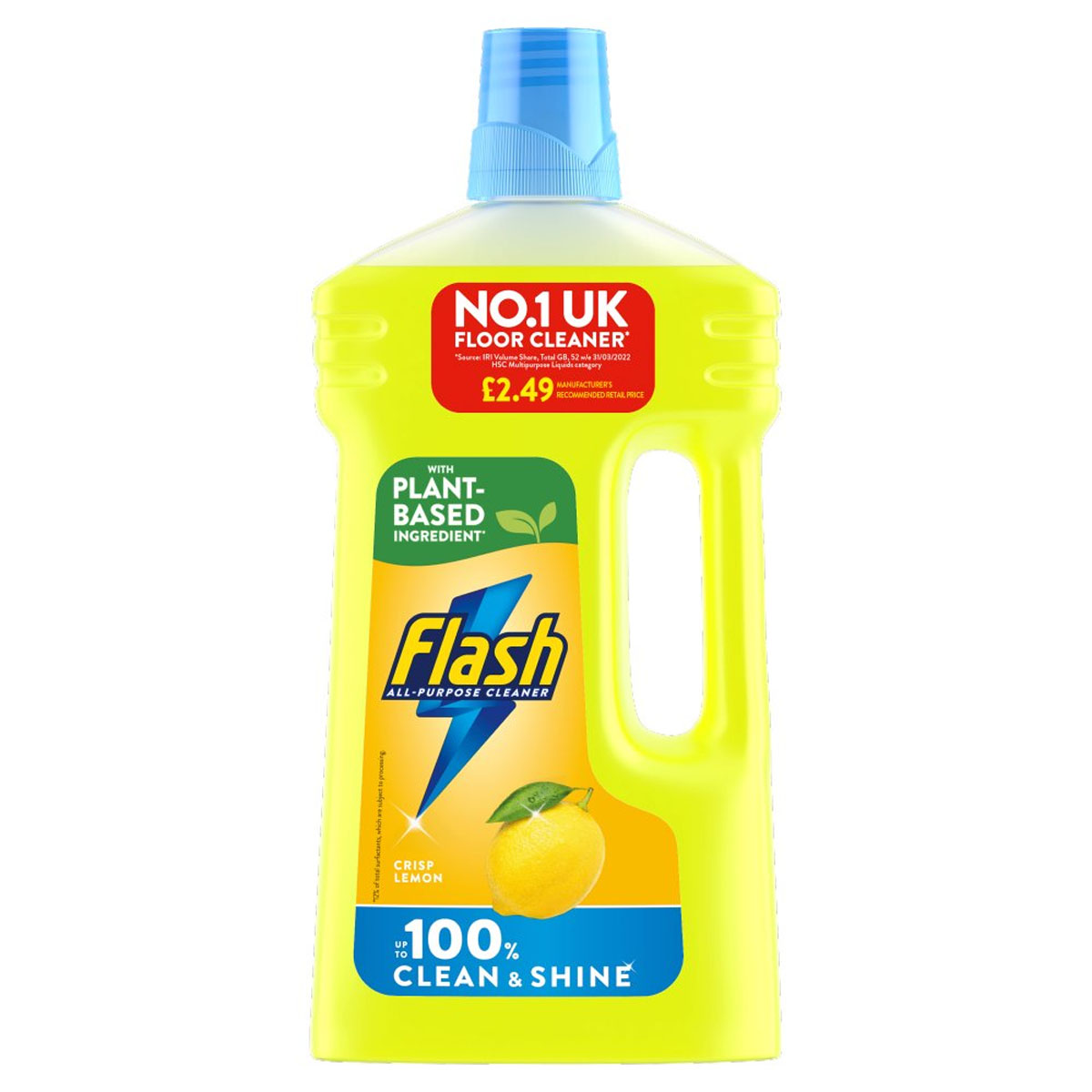 Flash - Multipurpose Floor Liquid Cleaner Crisp Lemon - 950ml - Continental Food Store