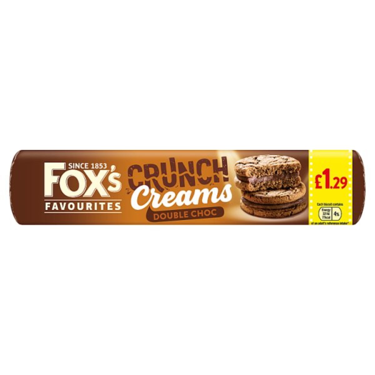 Fox's Double Choc Crunch Cream - 200g in a tube. Fox's Double Choc Crunch Cream - 200g in a tube.