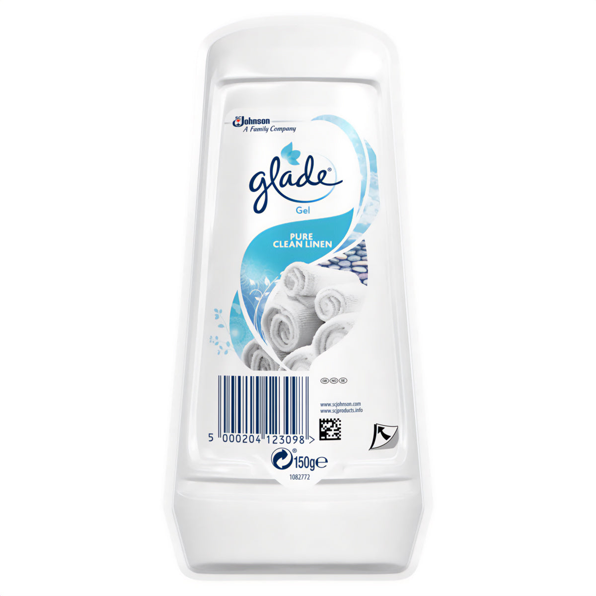 Glade - Gel Air Freshener Pure Clean Linen - 150g - Continental Food Store Glade - Gel Air Freshener Pure Clean Linen - 150g - Continental Food Store