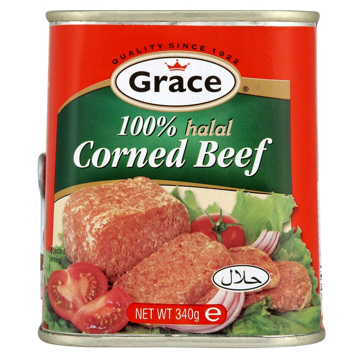 Grace - 100% Halal Corned Beef - 340g - Continental Food Store