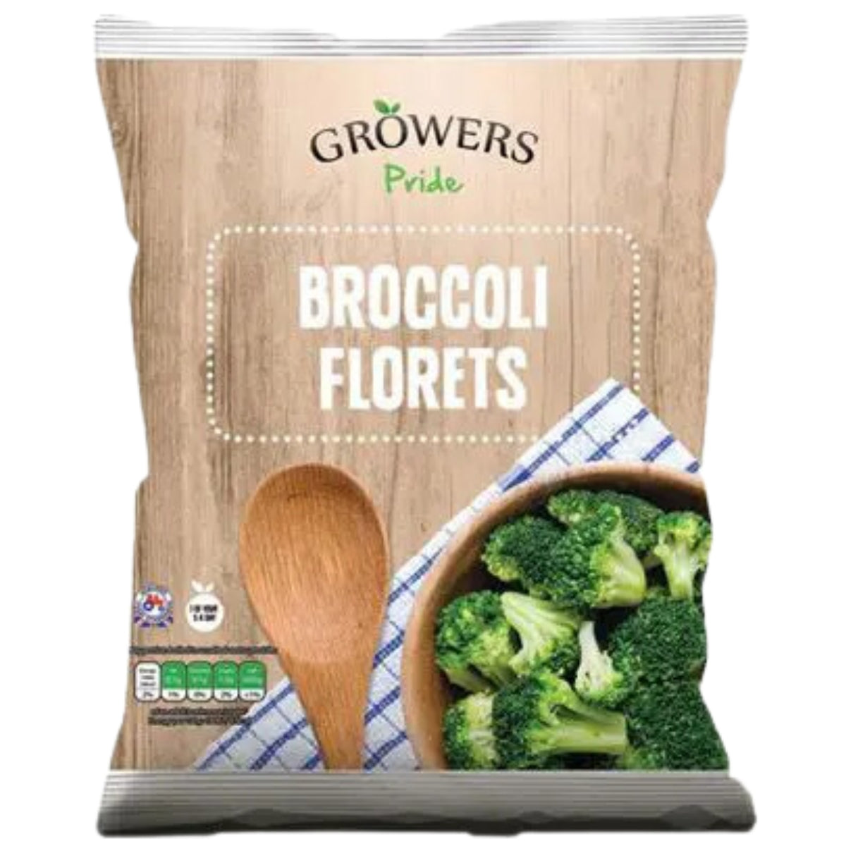 Growers Pride - Broccoli Florets - 450g pure broccoli florets. Growers Pride - Broccoli Florets - 450g pure broccoli florets.