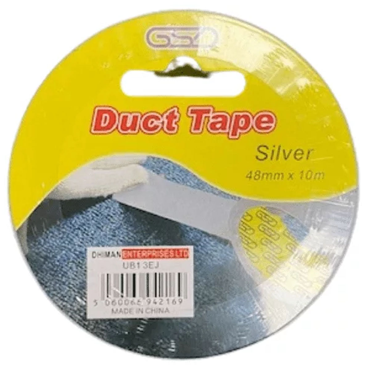 Gsd - Duct Tape Silver Small - 48mm x 10m in a package. Gsd - Duct Tape Silver Small - 48mm x 10m in a package.