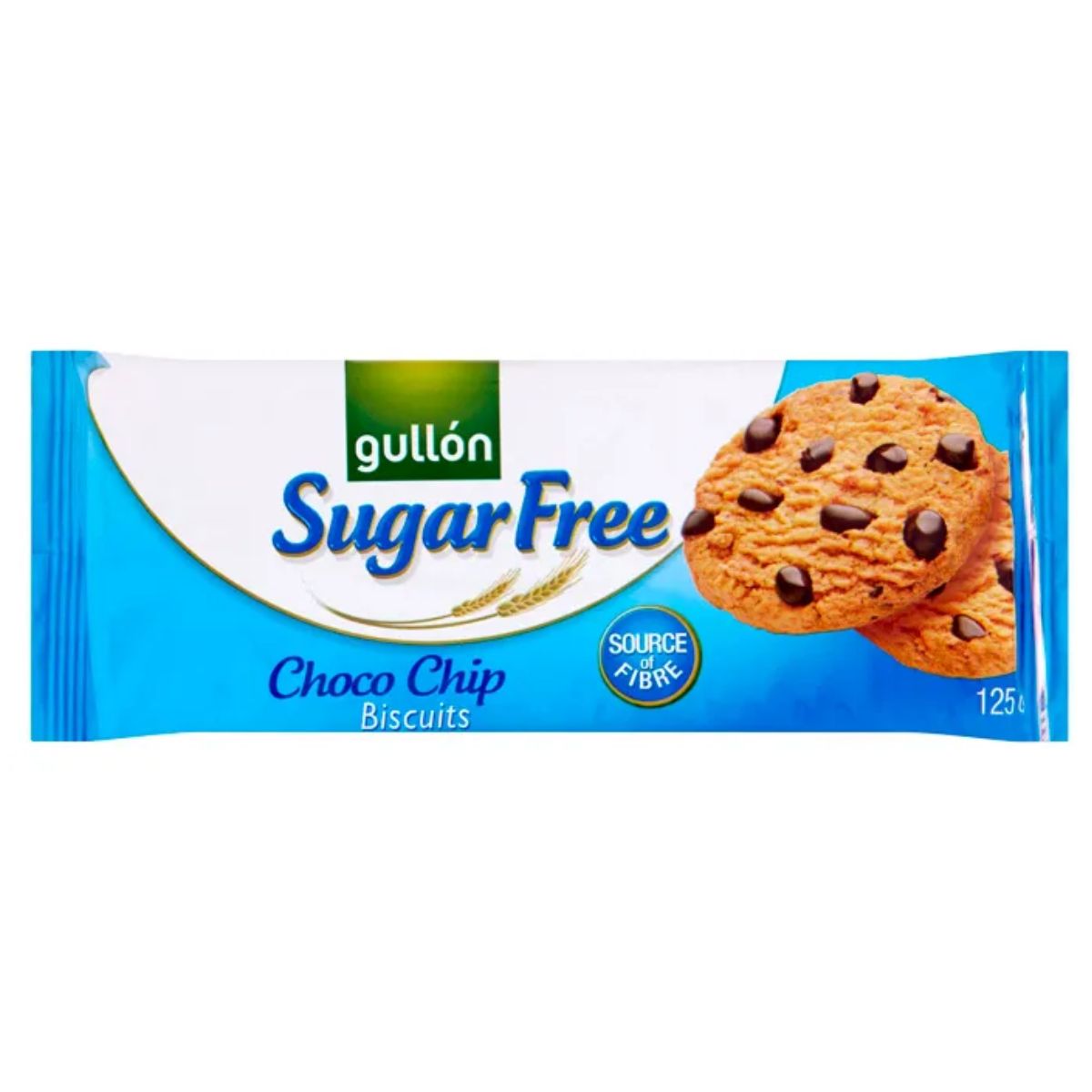 A bar of Gullon - Sugar Free Choc Chip Cookies - 150g. A bar of Gullon - Sugar Free Choc Chip Cookies - 150g.