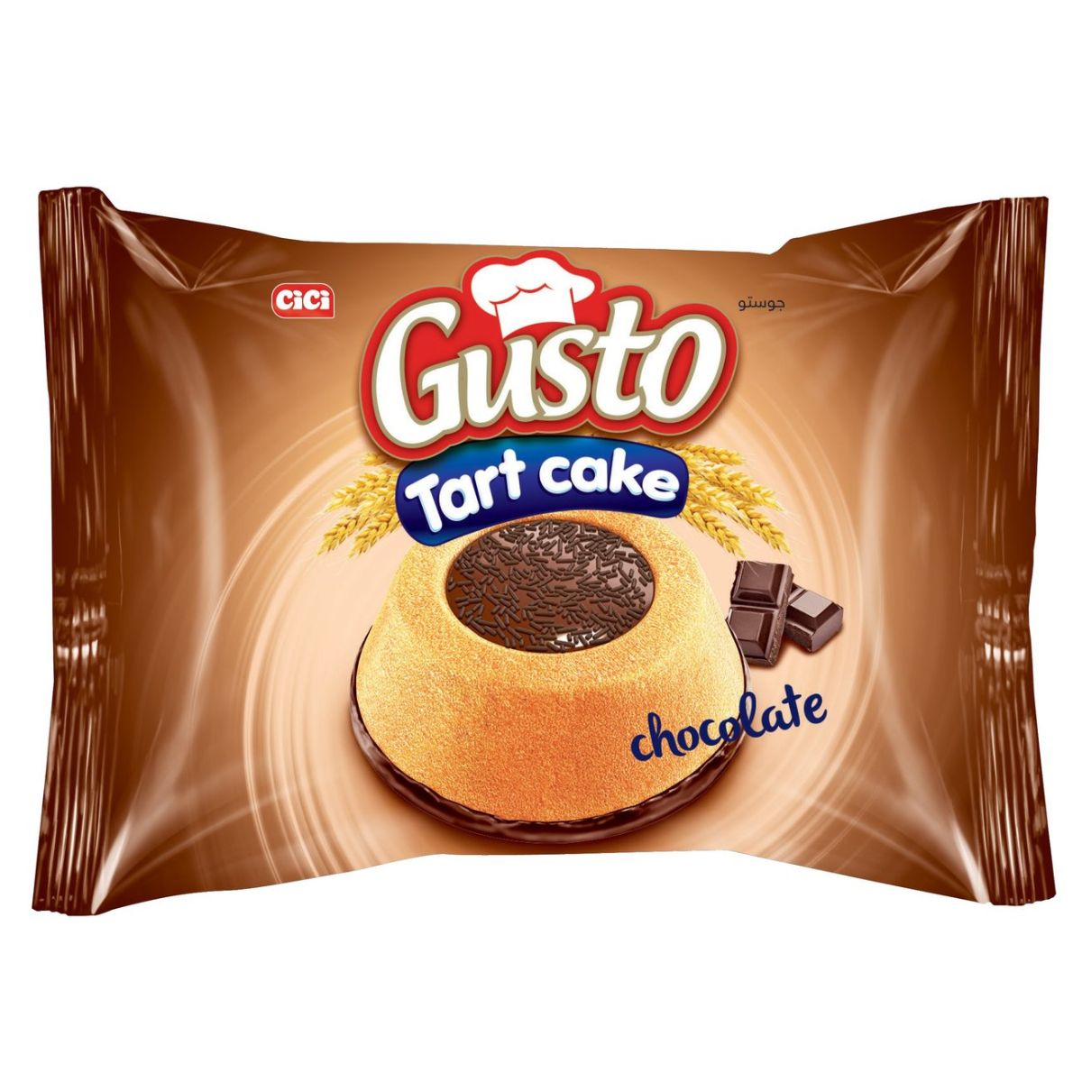 Gusto - Tart Cake Chocolate Cream - 50g - replaced the product name in the sentence.