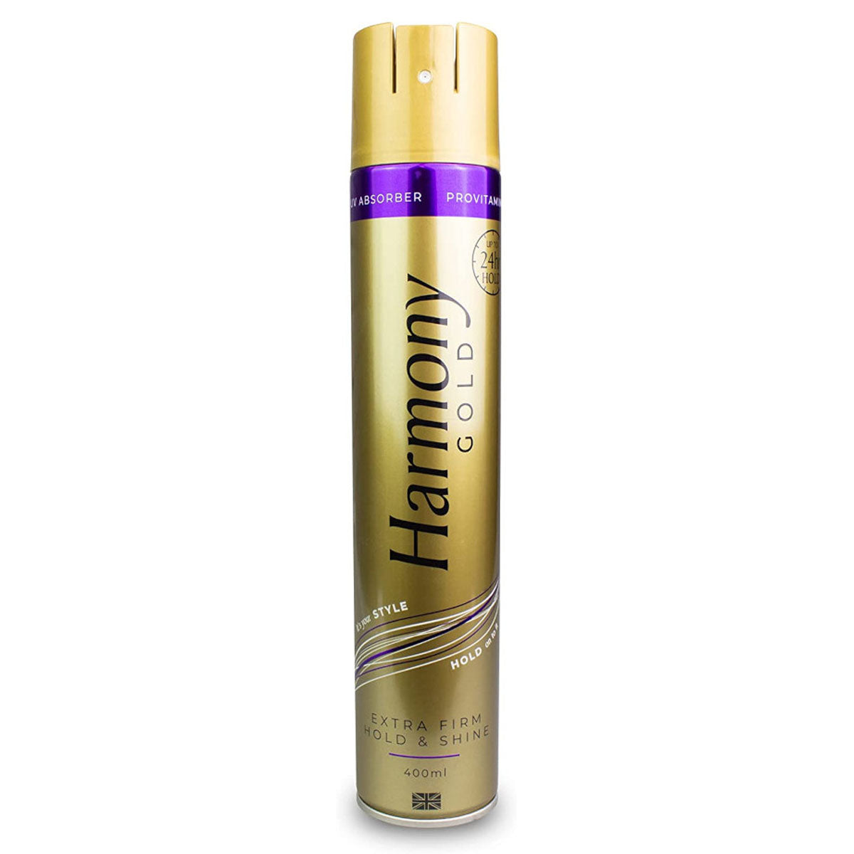 Harmony - Gold Extra Firm Hold & Shine Hairspray - 400ml - Continental Food Store