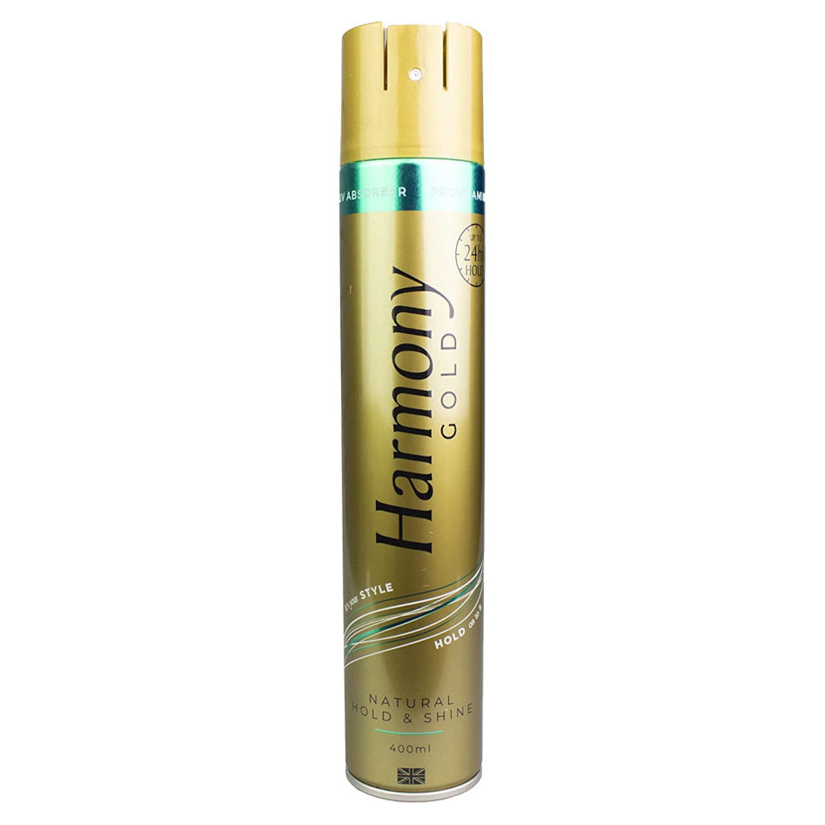 Harmony - Gold Natural Hold & Shine Hairspray - 400ml - Continental Food Store