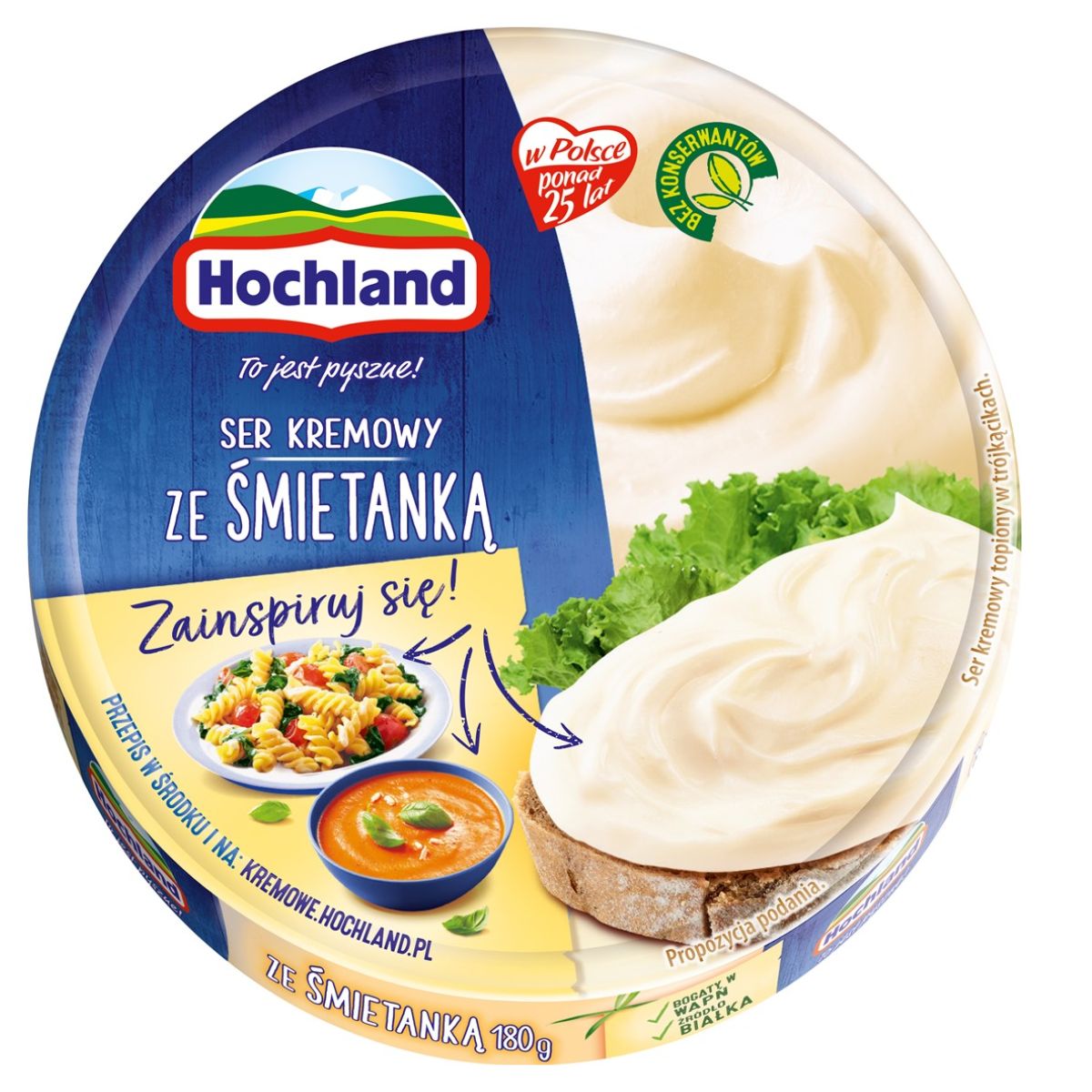 A tin of Hochland - Soft Creamy Cheese - 180g.