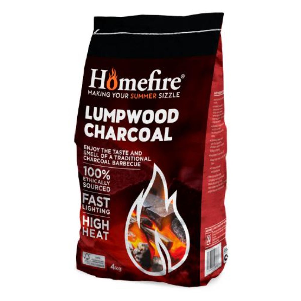 Homefire - Lumpwood Charcoal - 4kg.