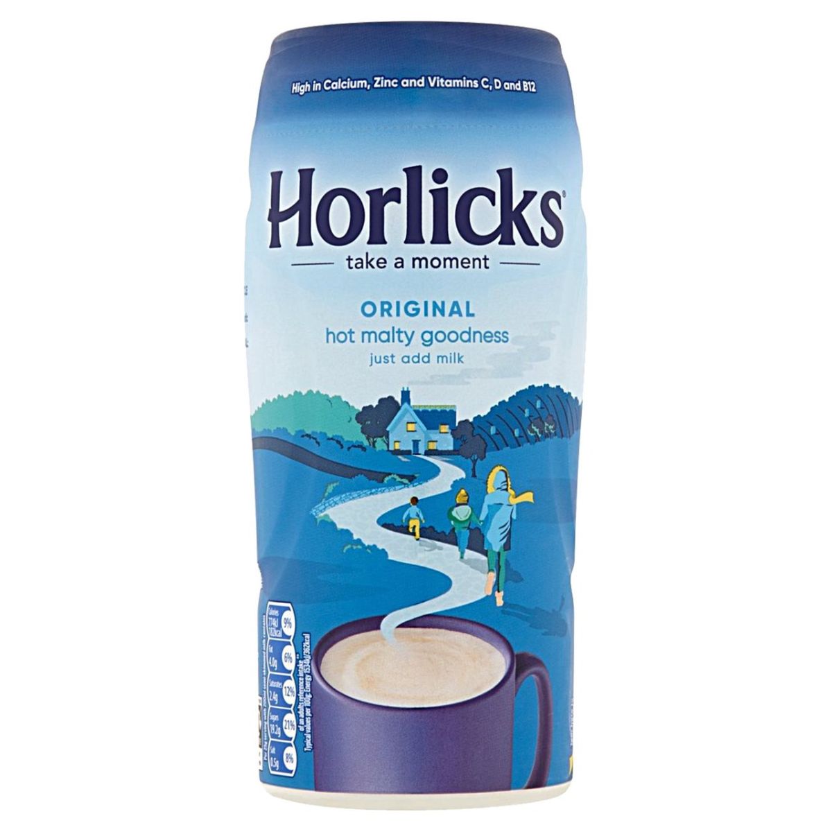 A can of Horlicks - Original Hot Malted Goodness - 400g.