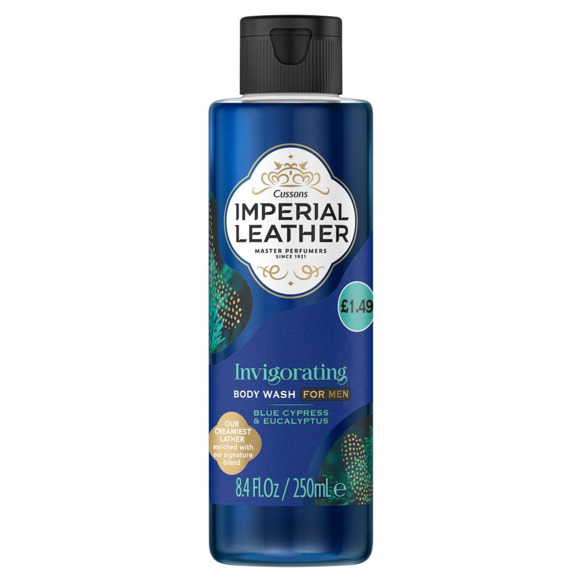 Imperial Leather - Invigorating Body Wash for Men Blue Cypress & Eucalyptus - 250ml - Continental Food Store