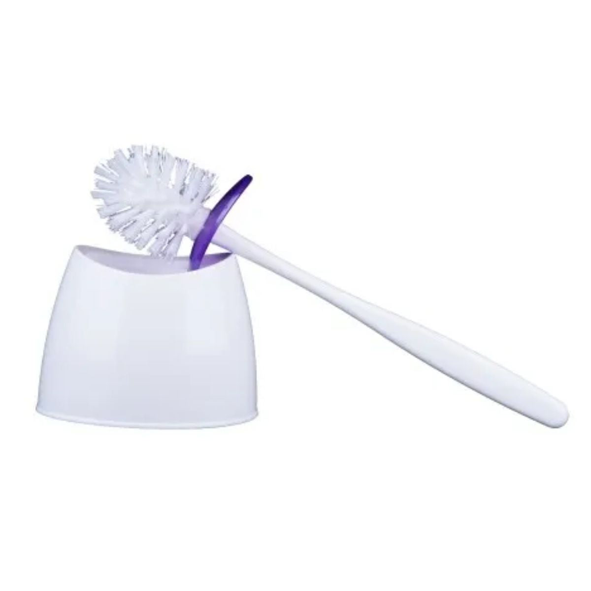 The Inci Toilet Brush (1pcs) features a white round bristle head and comes with a matching white holder. The Inci Toilet Brush (1pcs) features a white round bristle head and comes with a matching white holder.