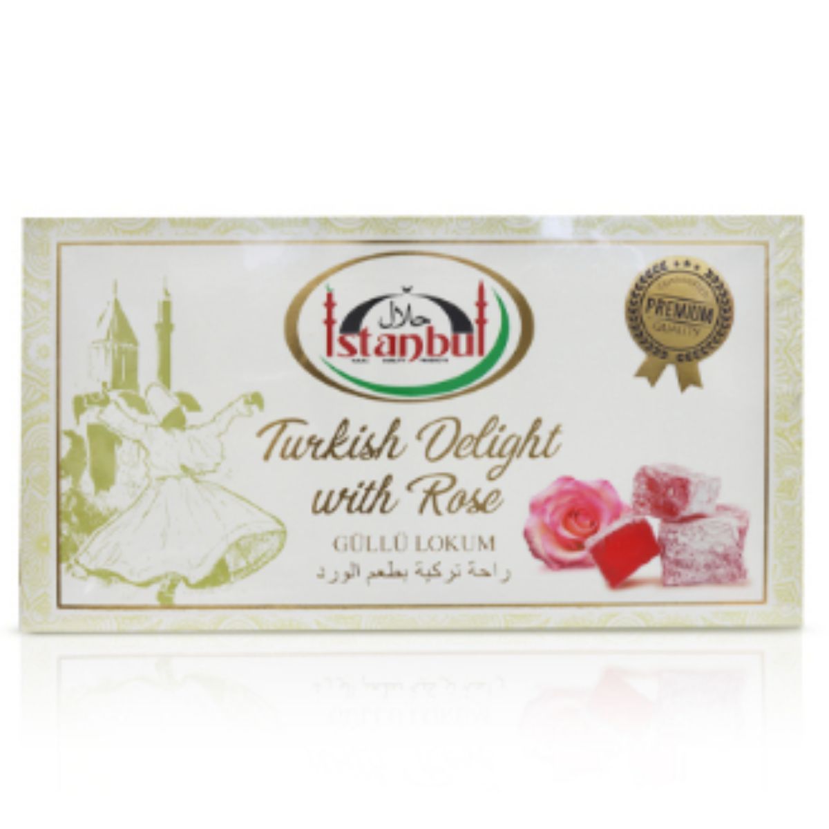 Istanbul - Turkish Delight with Rose - 350g with rose.