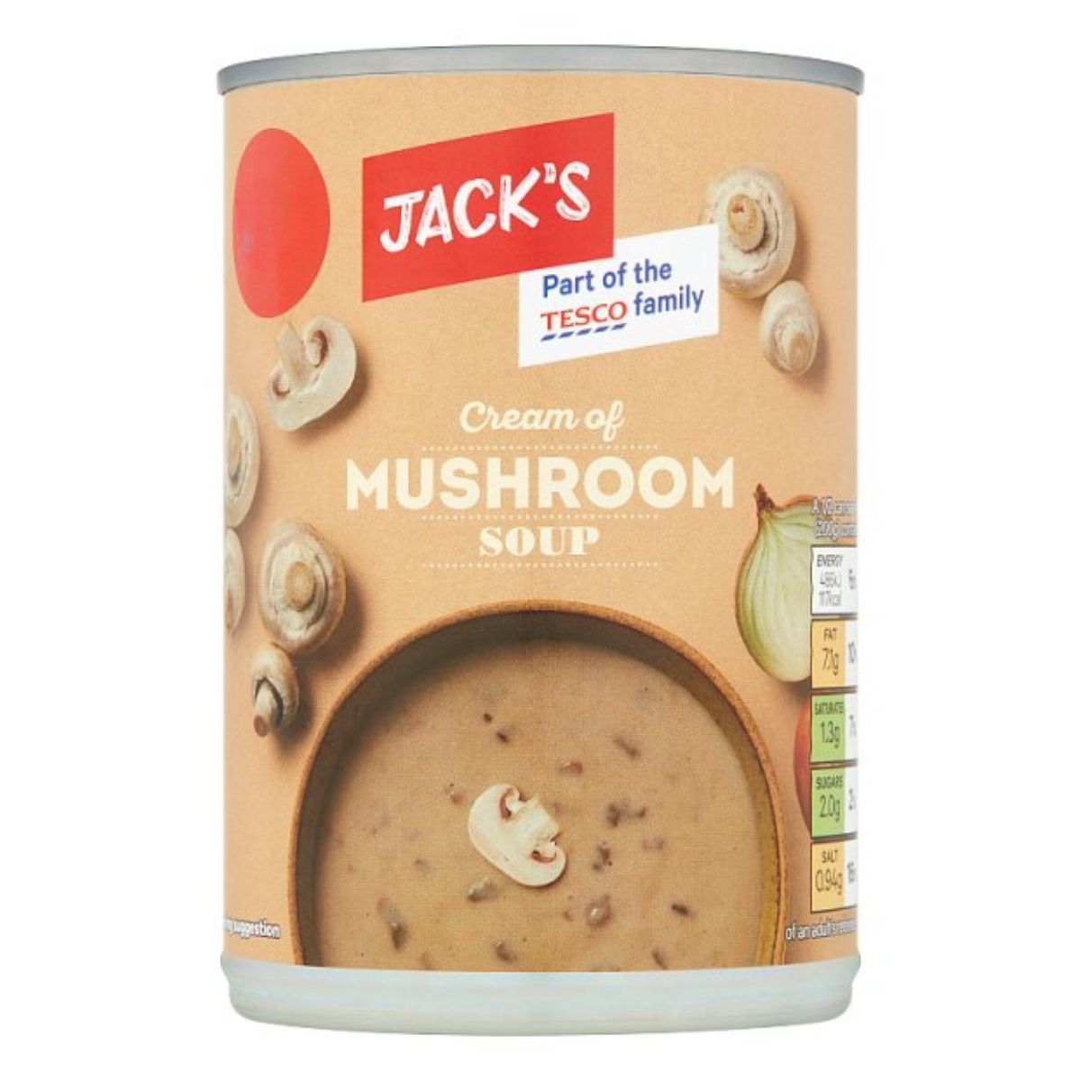 Jacks - Cream of Mushroom Soup - 400g in a can.