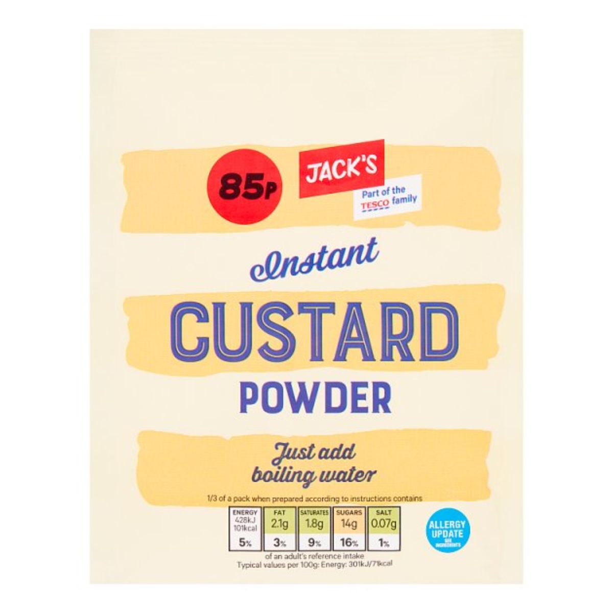 Jacks - Instant Custard Powder - 72g