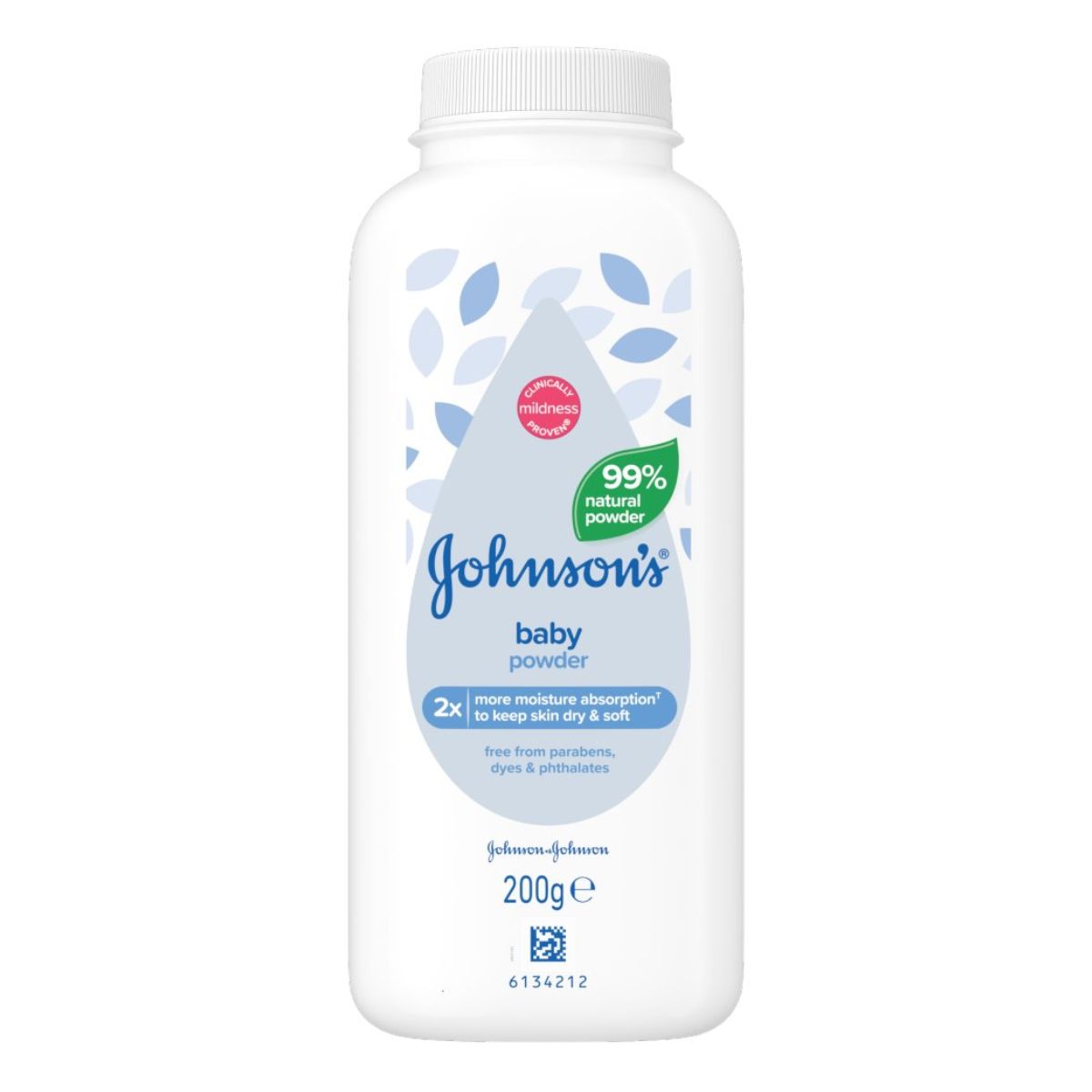 Johnson's - Baby Regular Natural Powder - 200g baby wipes.