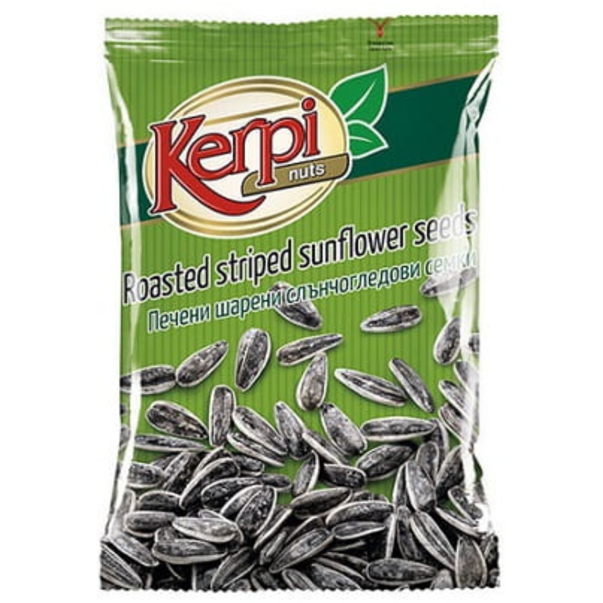 A package of Kerpi - Roasted Striped Sunflower Seeds - 80g.