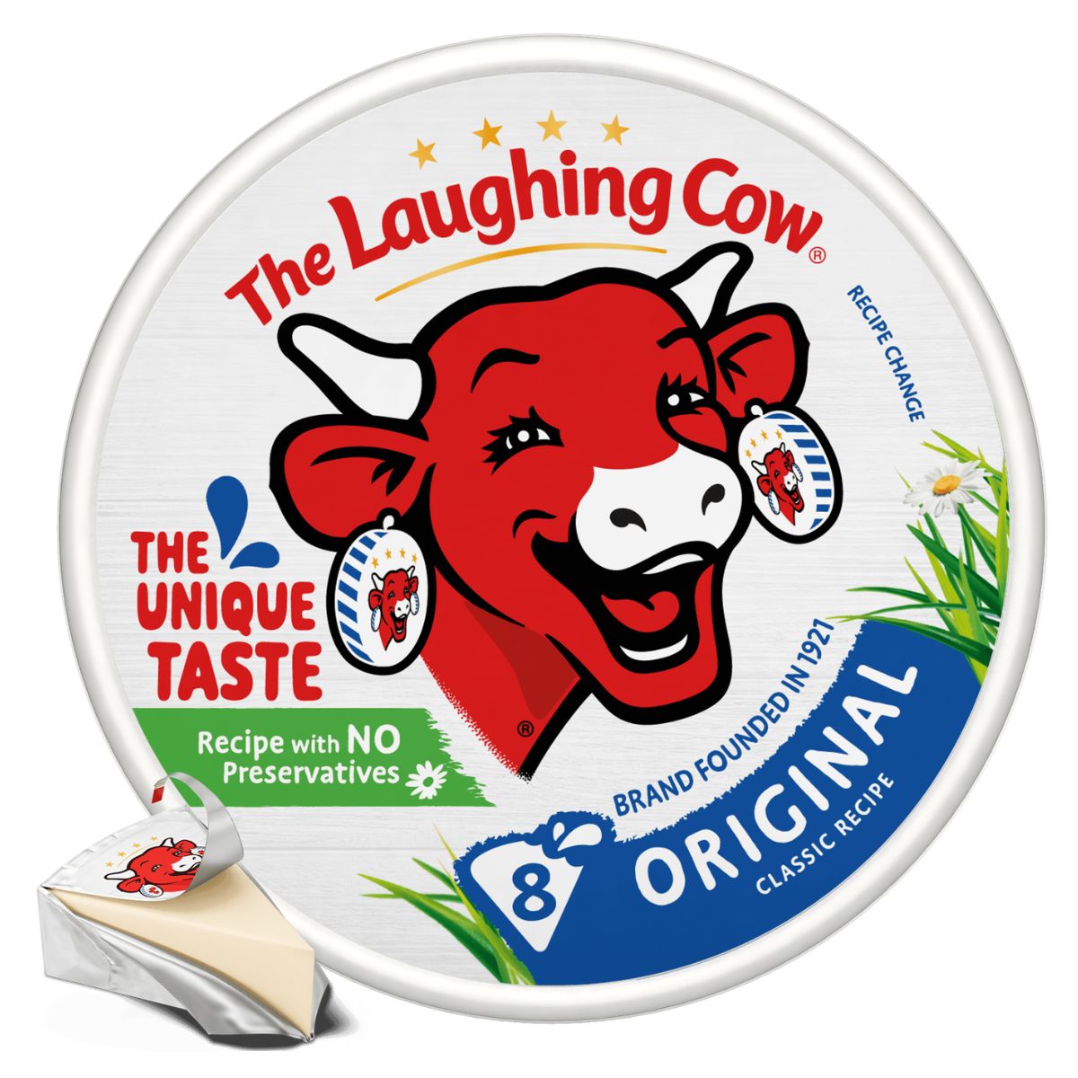 The Laughing Cow Triangle 8 Original - 120g cheese.
