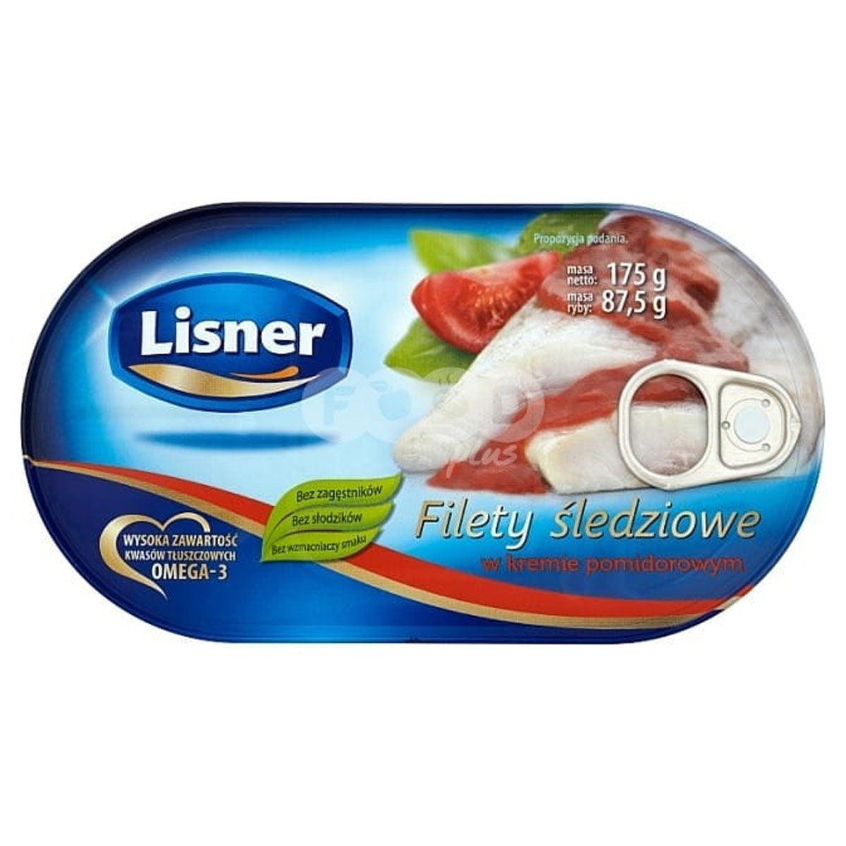 A tin of Lisner - Herring Fillets in Tomato Cream - 175g.