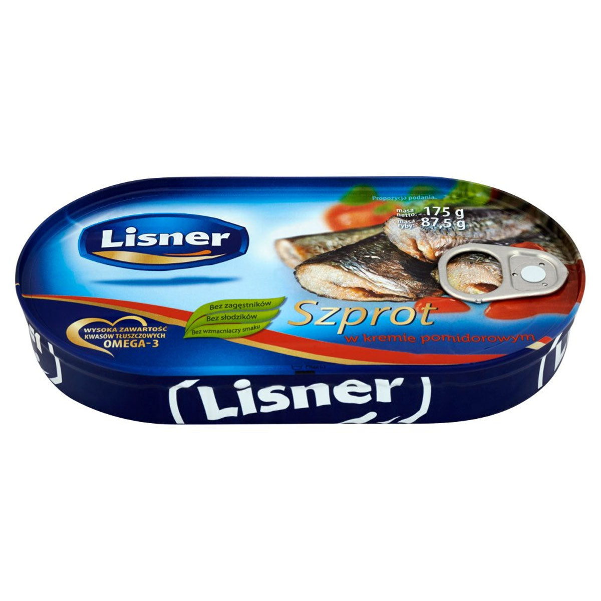 Lisner - Sprat in Tomato - 175g of fish in a tin.