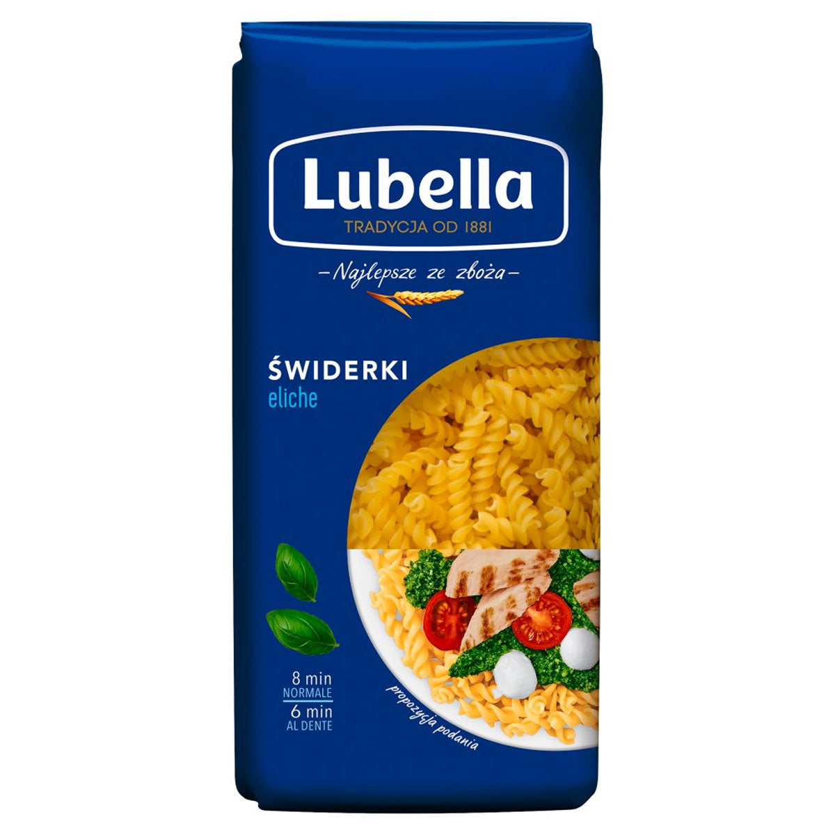 A bag of Lubella - Little Twists Makaron Pasta - 400g. A bag of Lubella - Little Twists Makaron Pasta - 400g.