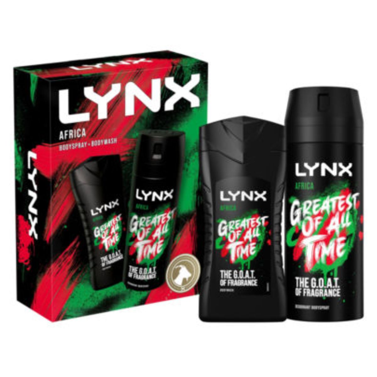 Lynx - Body Spray Gift Set Africa Duo greatest of time.