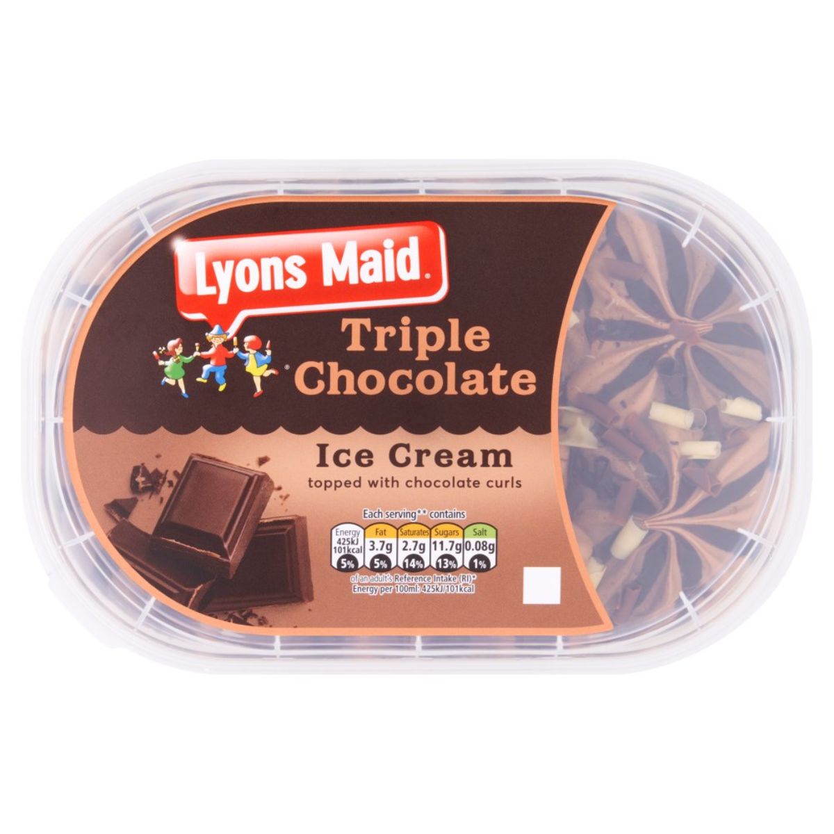 Lyons Maid - Triple Chocolate Ice Cream - 900ml.