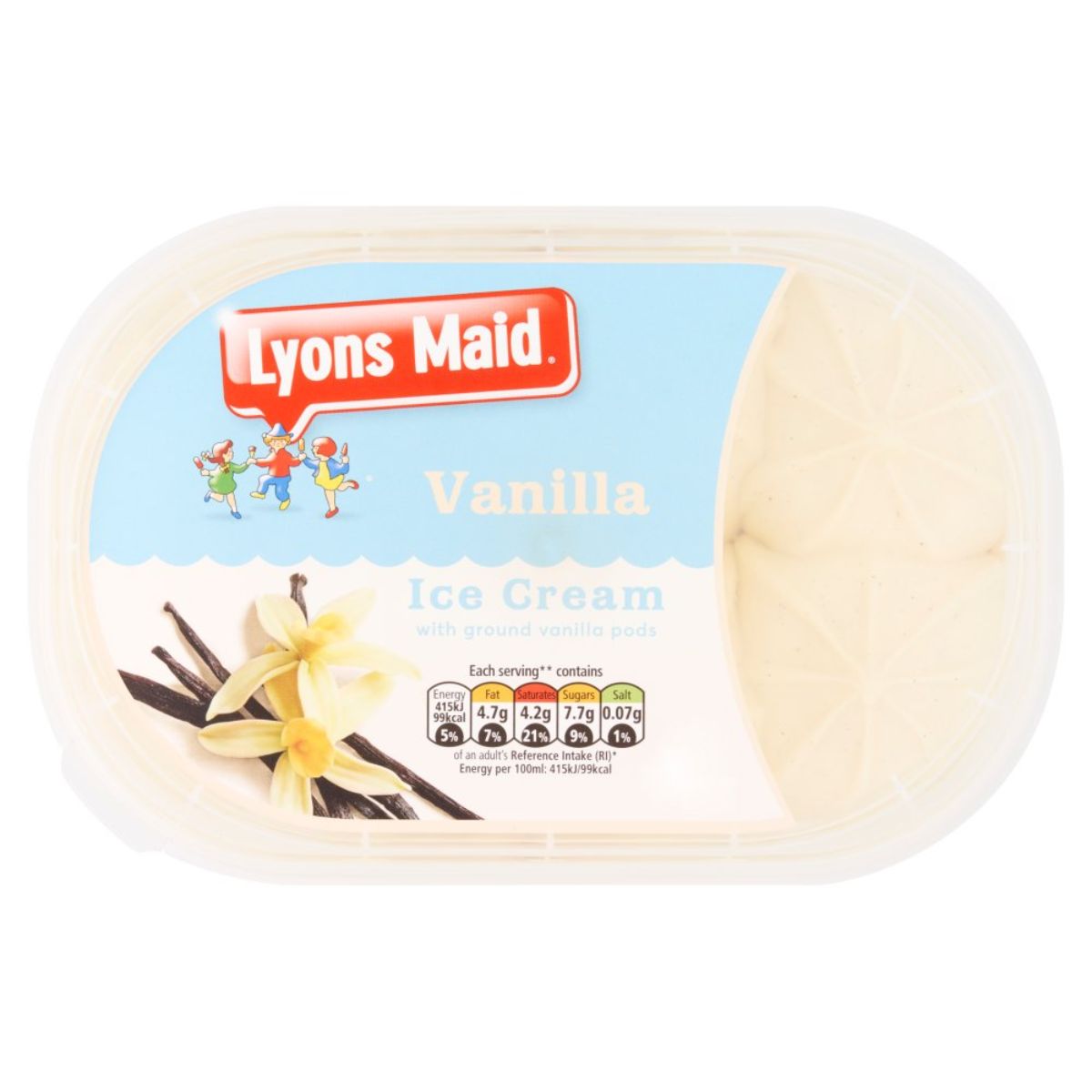 Lyons Maid - Vanilla Ice Cream - 900ml.