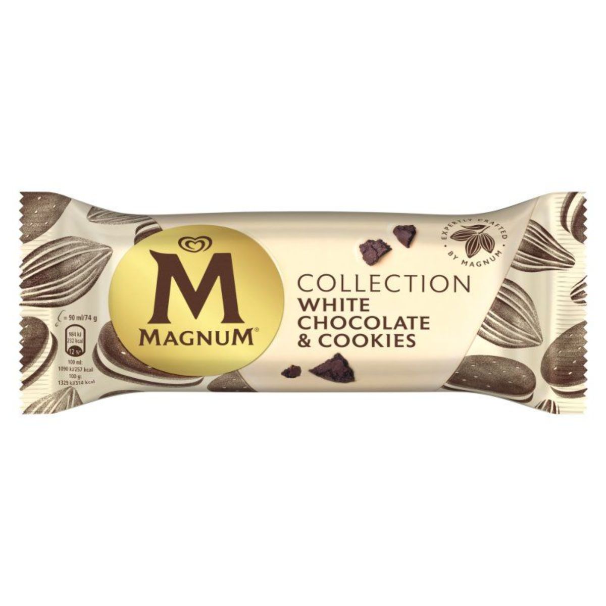 Magnum - White Chocolate & Cookies - 74g collection. Magnum - White Chocolate & Cookies - 74g collection.