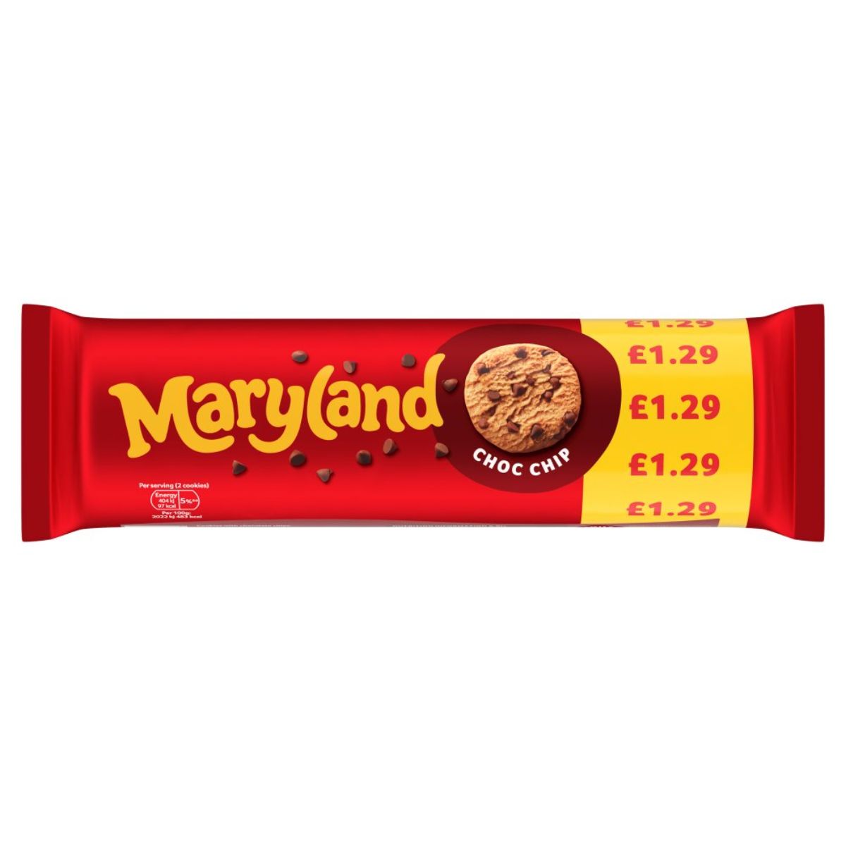 Maryland - Choc Chip Cookies - 200g chocolate chip cookie bar.