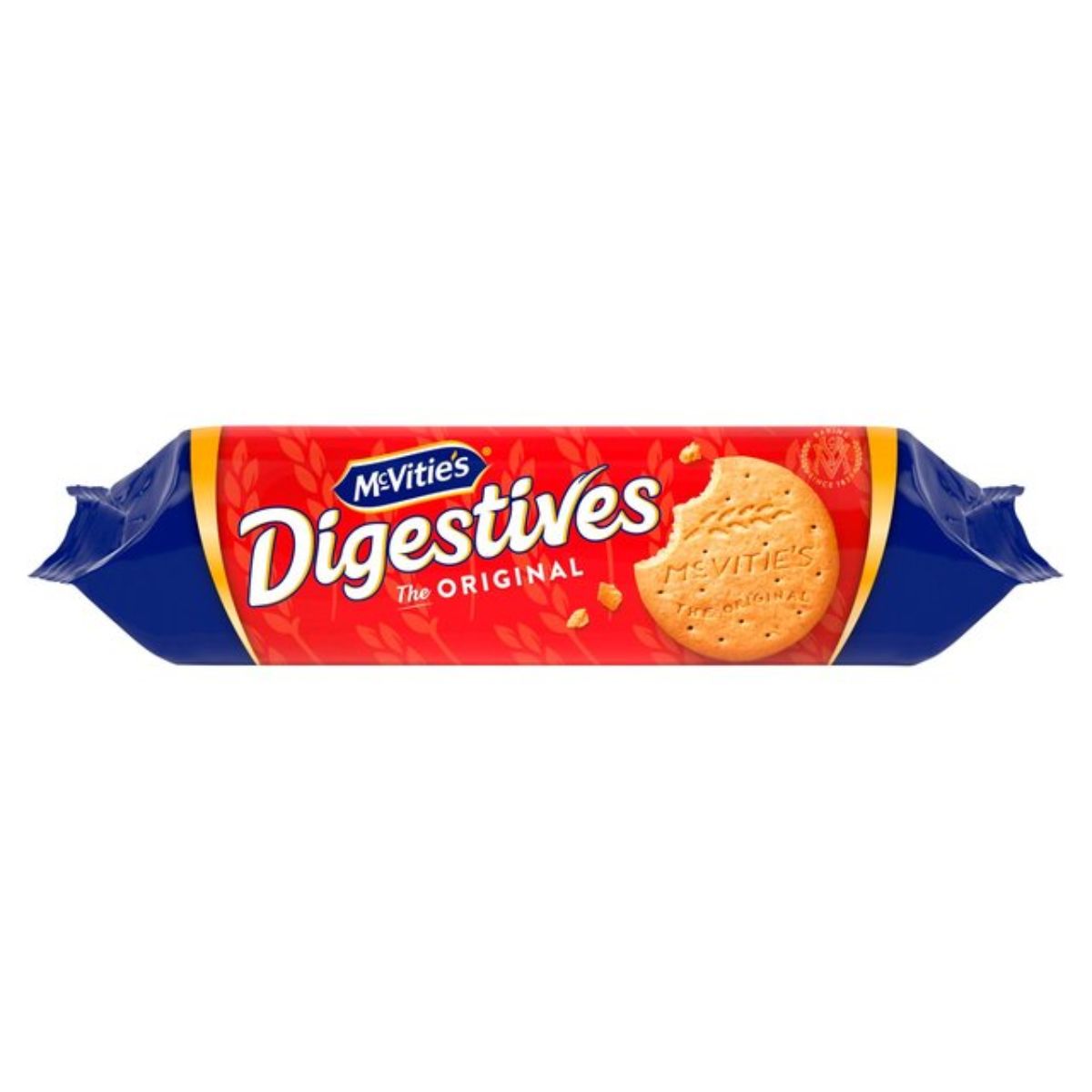 A pack of McVities - Digestives The Original - 360g biscuits on a white background.