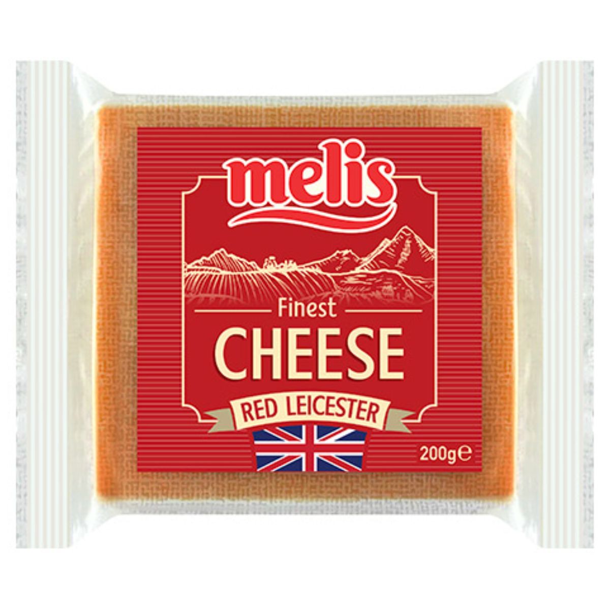 Melis's finest Cheese Red Leicester - 200g.