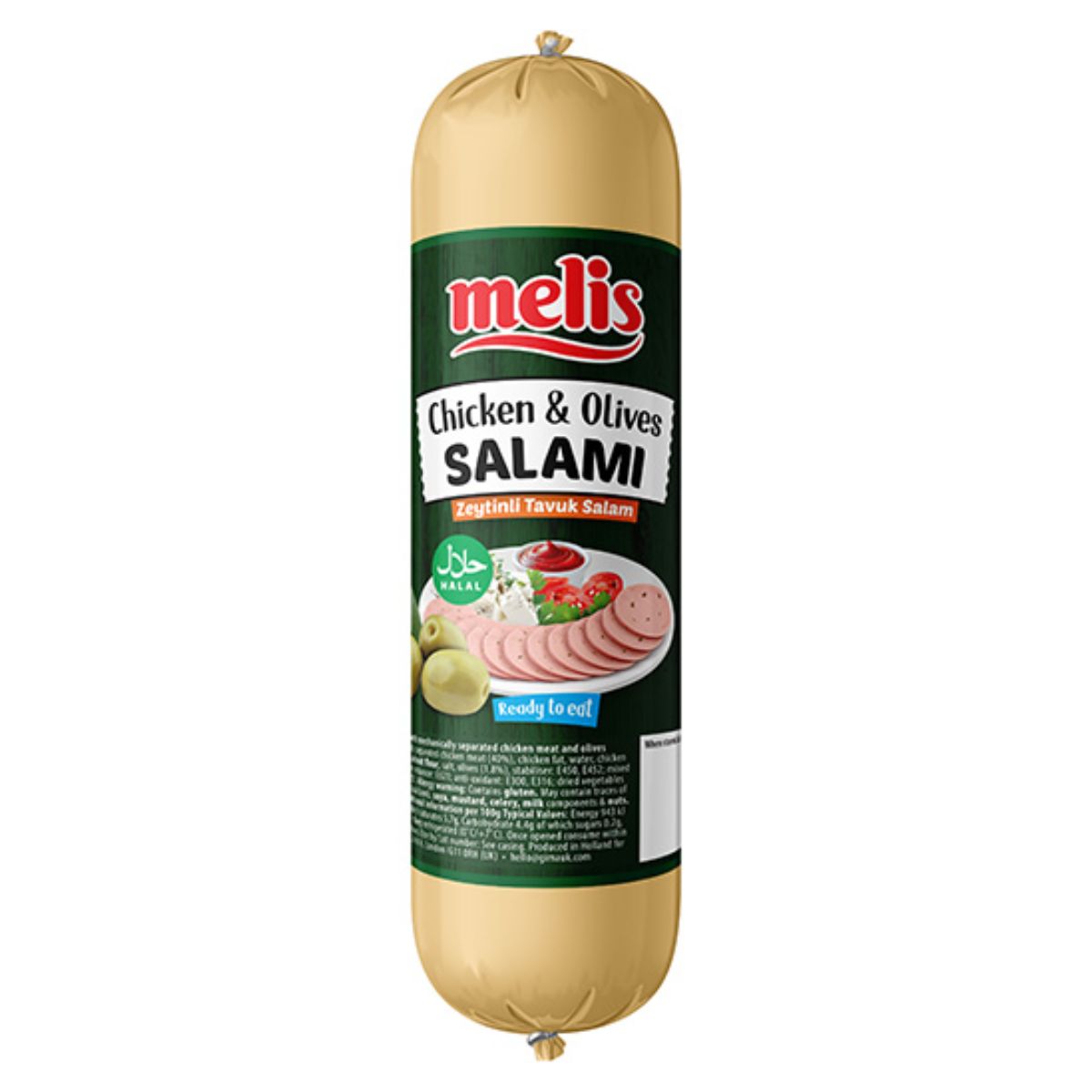 Melis - Chicken & Olive Salami (Halal) - 500g