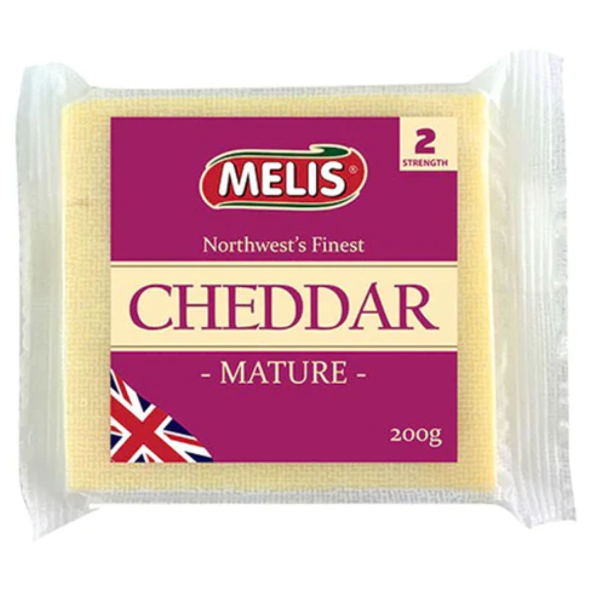 Melis - Finest Cheddar Mature Cheese - 200g.