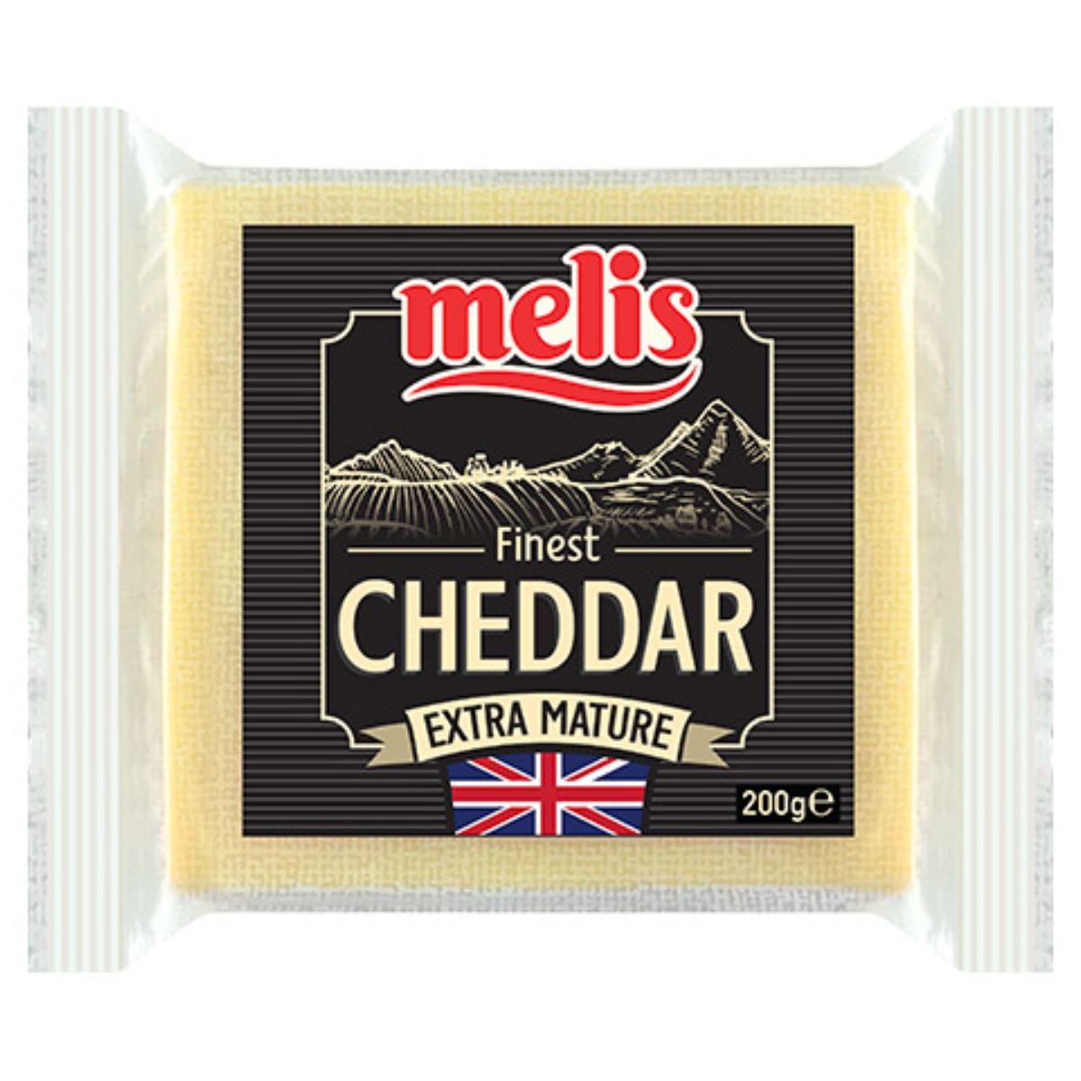 Melis - Extra Mature Cheddar Cheese - 200g natural.