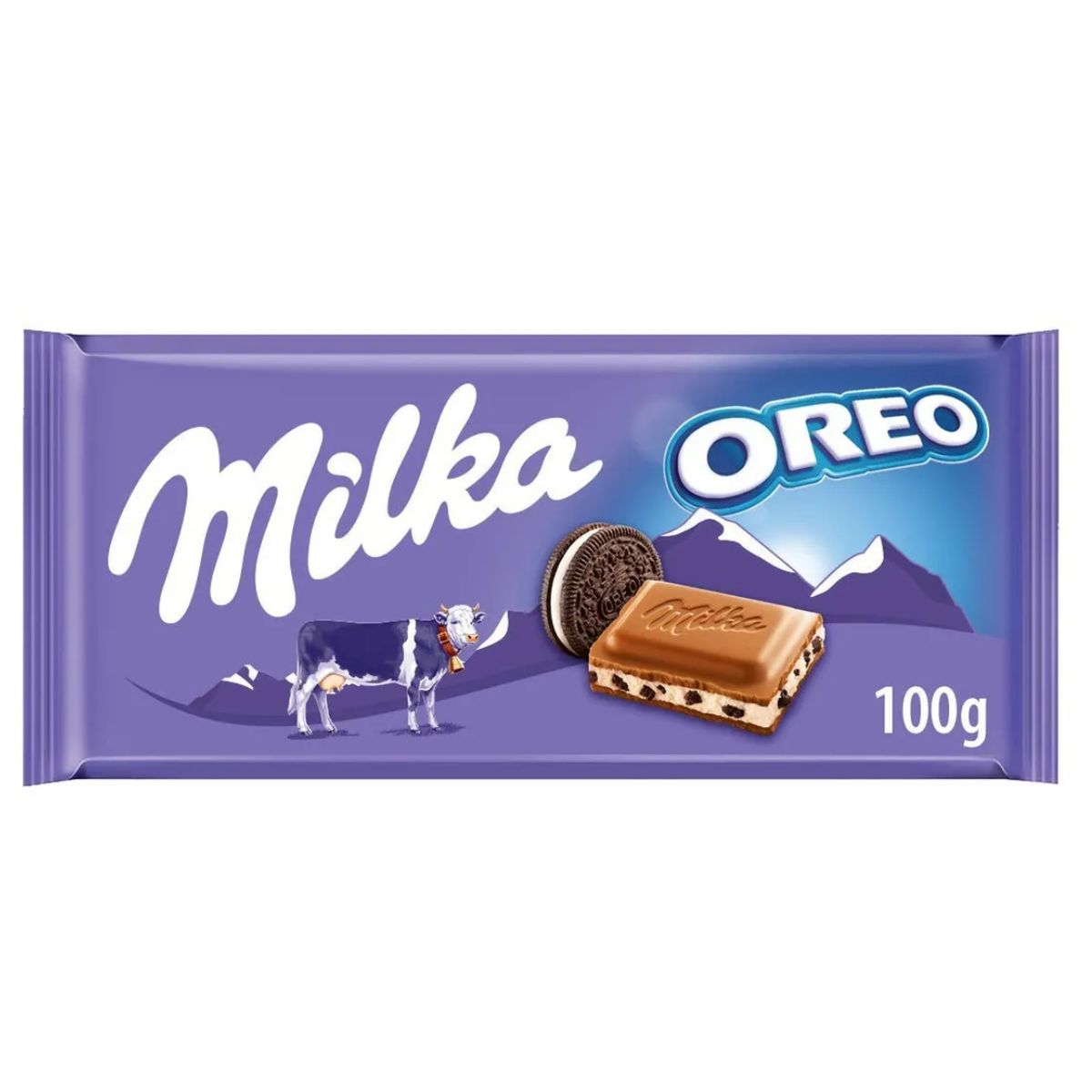 Milka - Oreo Chocolate Biscuit - 100g bar.