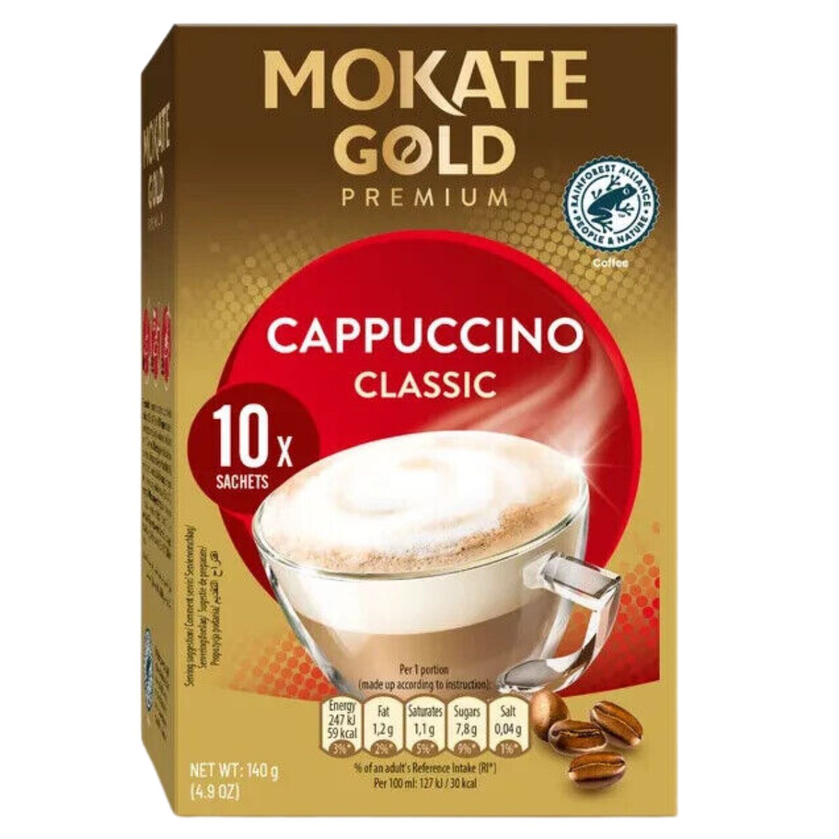 Mokate - Gold Premium Cappuccino Classic - 200g Mokate - Gold Premium Cappuccino Classic - 200g