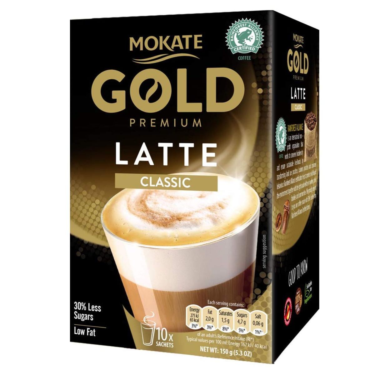 Mokate - Gold Premium Latte Classic - 140g. Mokate - Gold Premium Latte Classic - 140g.