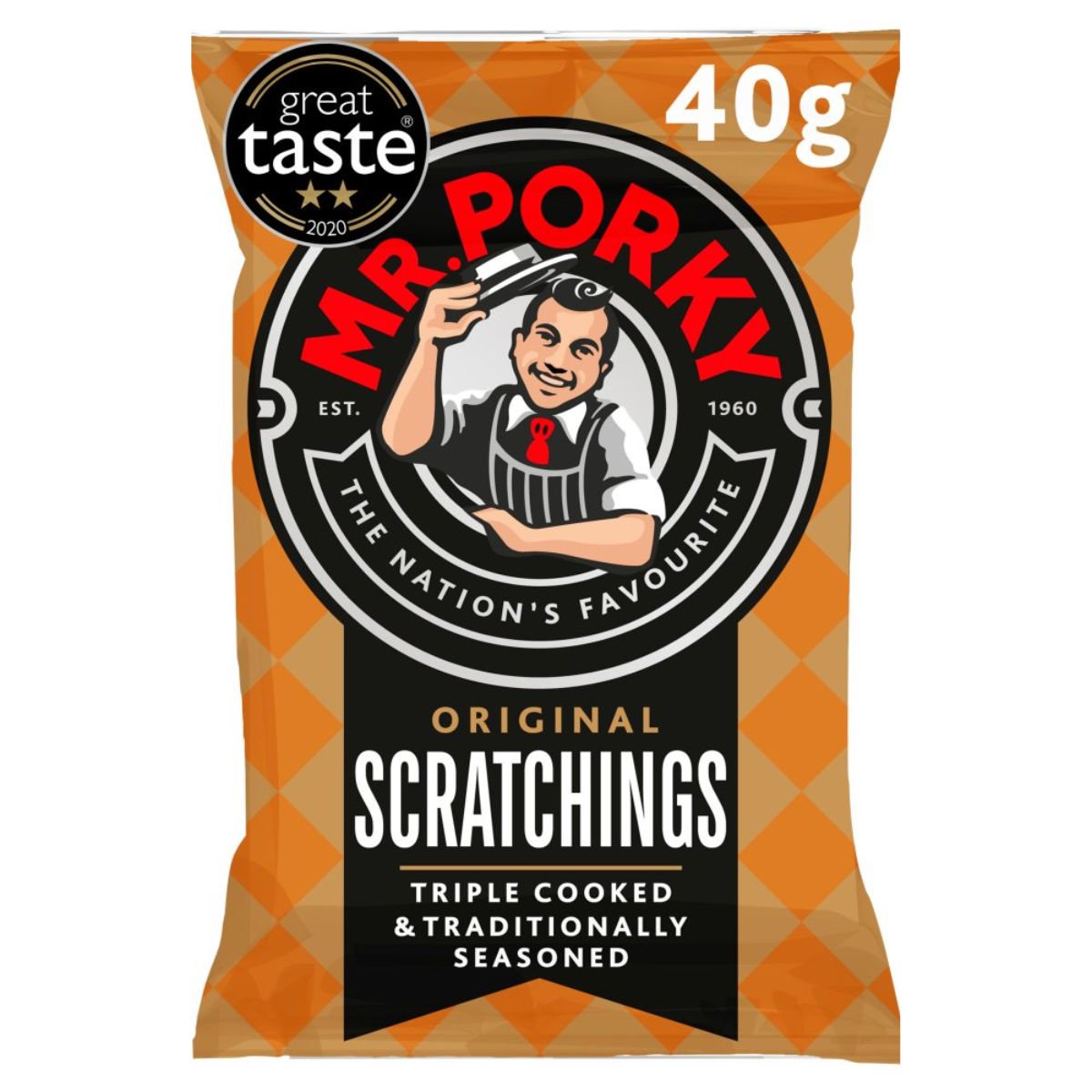 Mr. Porky - Original Scratchings - 40g Mr. Porky - Original Scratchings - 40g