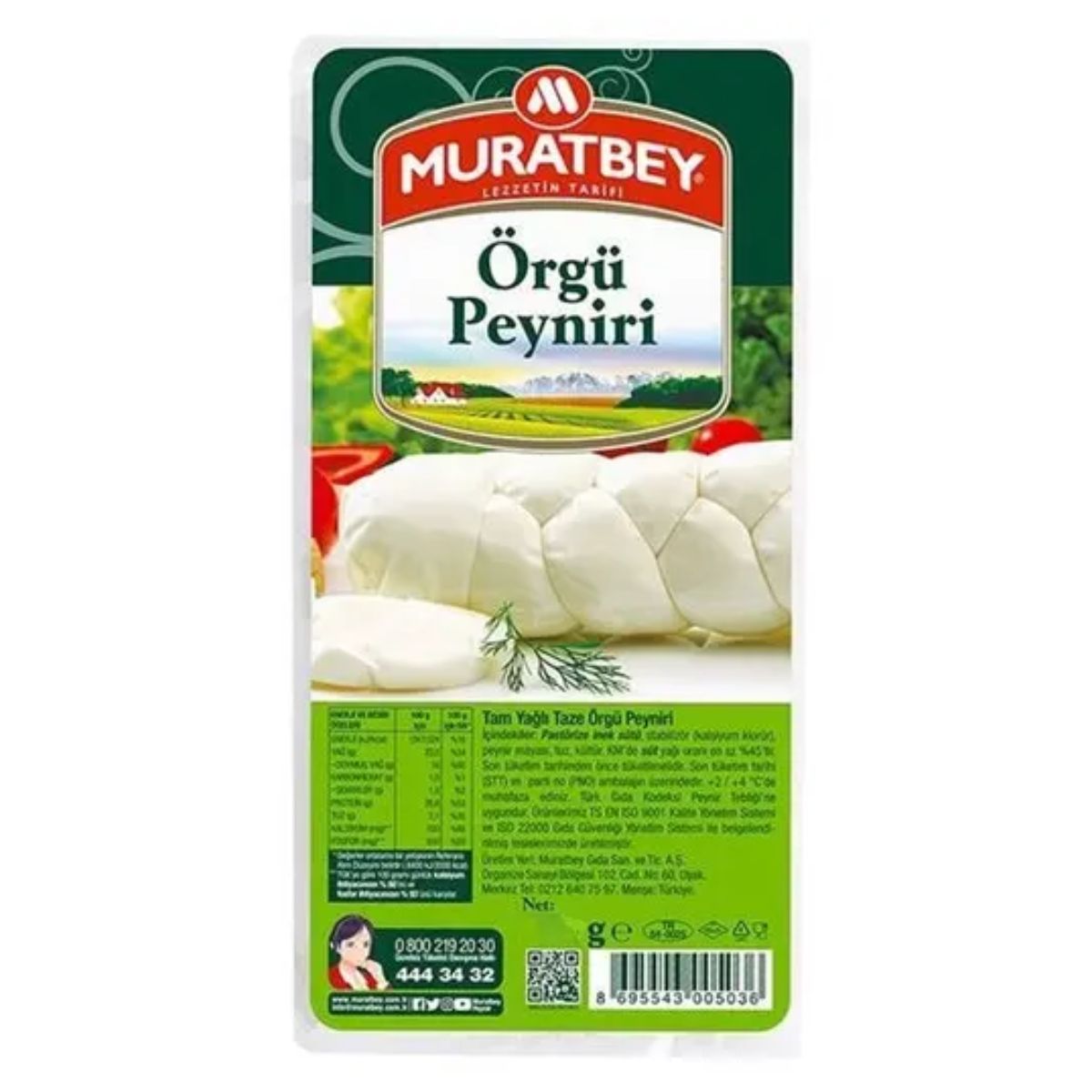 A package of Muratbey - Orgu Cheese - 150g.