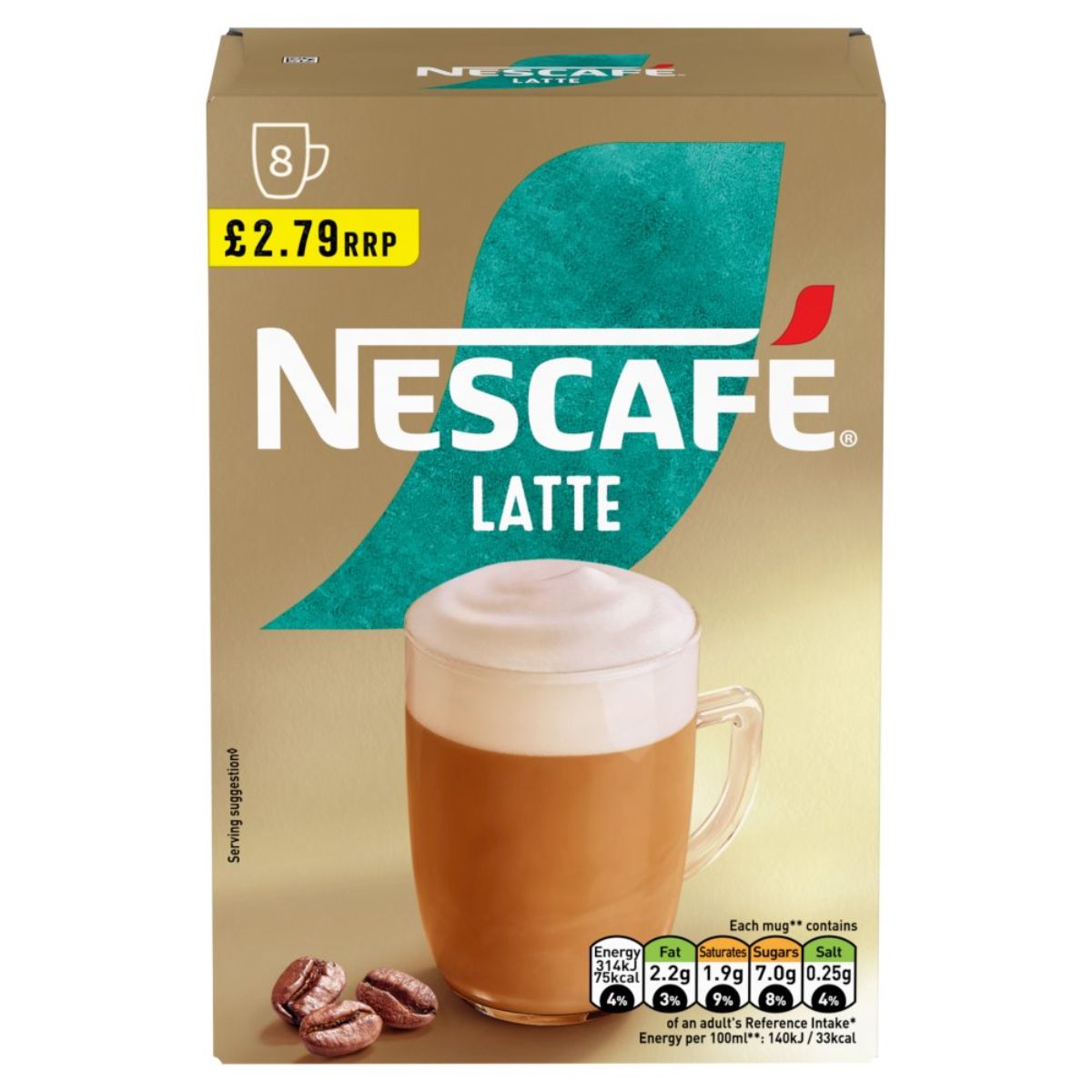 Nescafe - Latte - 144g in a box.