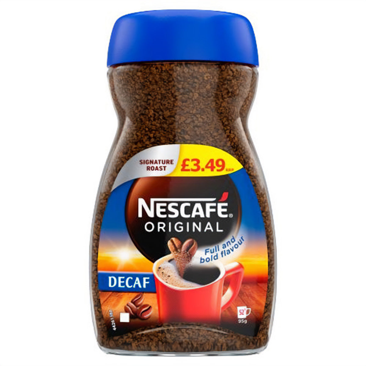 Nescafe - Original Decaf Instant Coffee - 95g - Continental Food Store