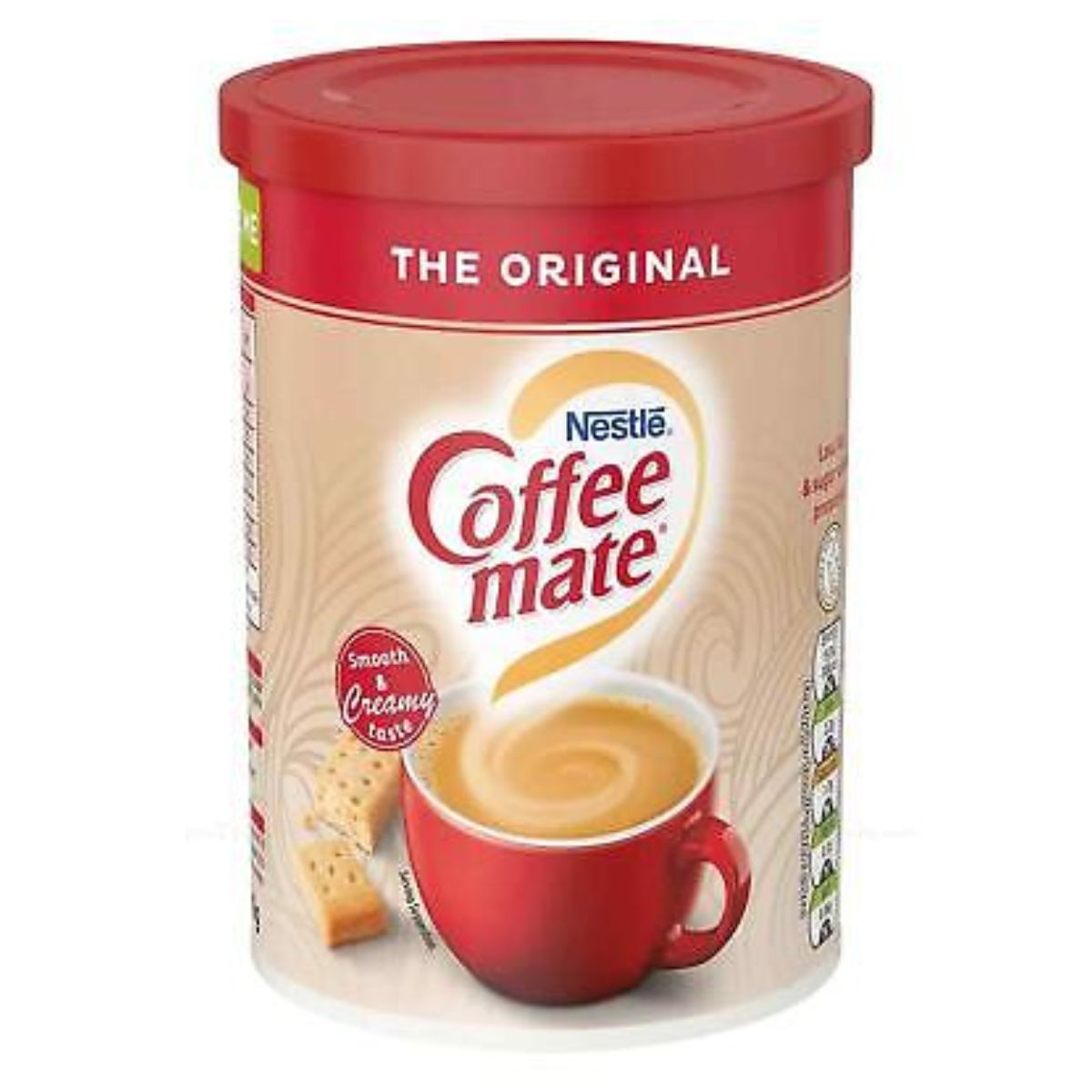 The Nestle - Coffee Mate Original Creamer Whitener Smooth Creamy Taste Tub - 550g in a tin.