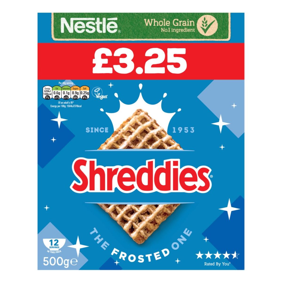Nestle - Shreddies The Frosted One - 500g is the product being referred to. Nestle - Shreddies The Frosted One - 500g is the product being referred to.