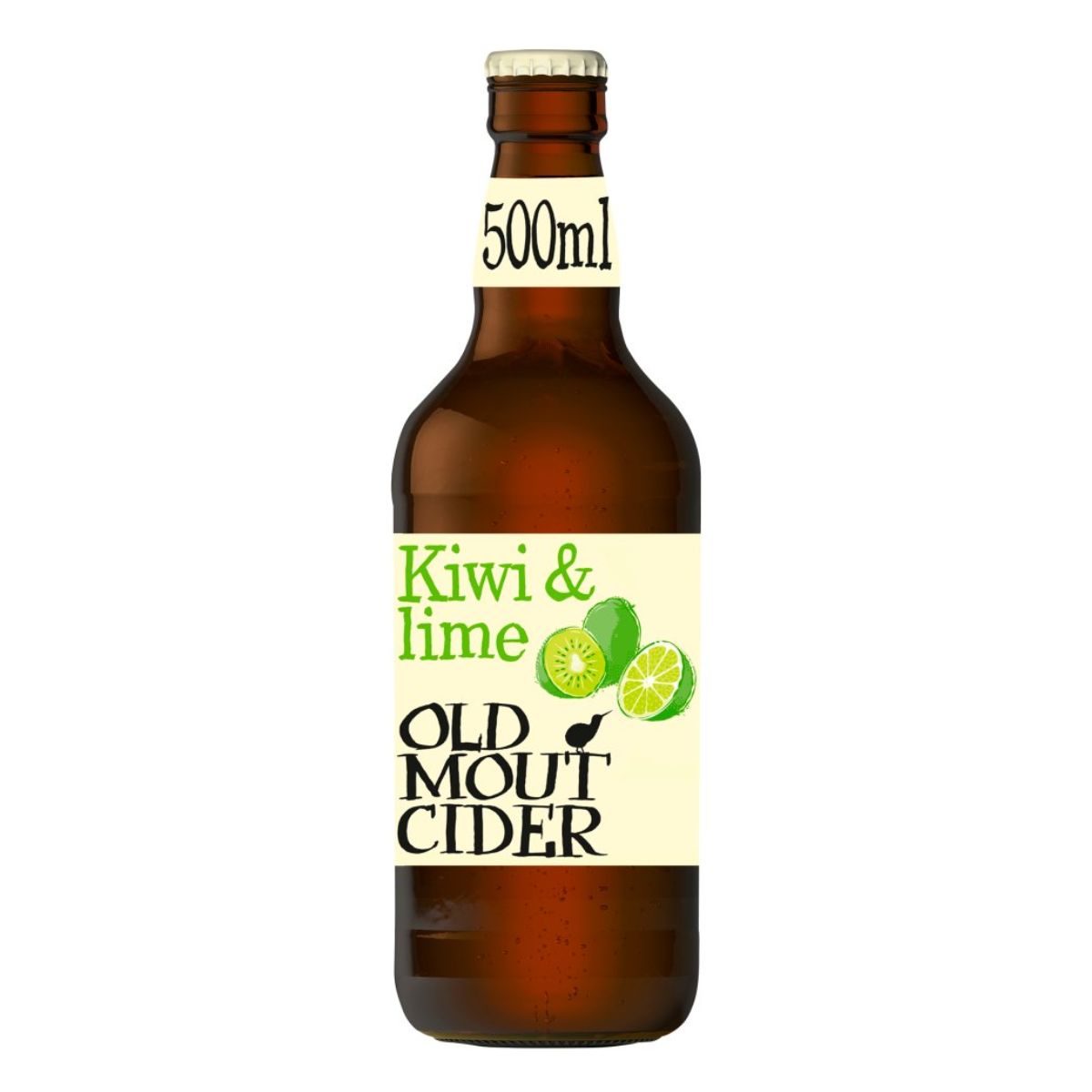 Old Mout Cider - Kiwi & Lime Bottle (4.0% ABV) - 500ml.