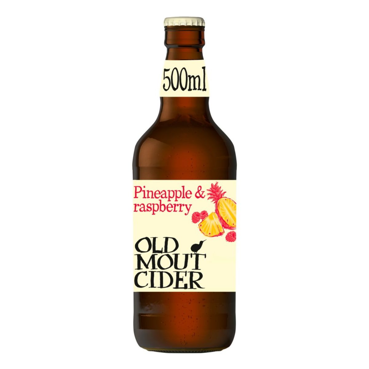 Old Mout Cider - Pineapple & Raspberry Bottle (4.0% ABV) - 500ml