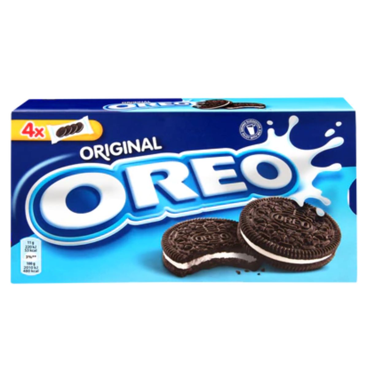 Packaging of Oreo - Original - 176g cookies showing the product and the brand logo. Packaging of Oreo - Original - 176g cookies showing the product and the brand logo.