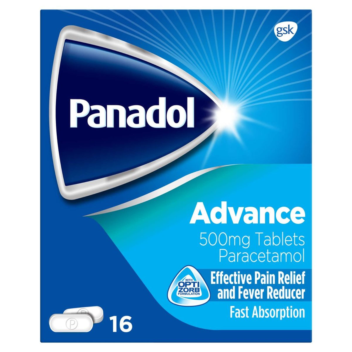 Panadol - Advance - 16 Tablets - Continental Food Store Panadol - Advance - 16 Tablets - Continental Food Store