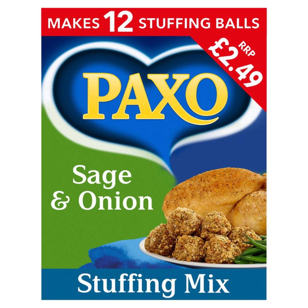 Paxo - Sage & Onion Stuffing Mix - 170g.
